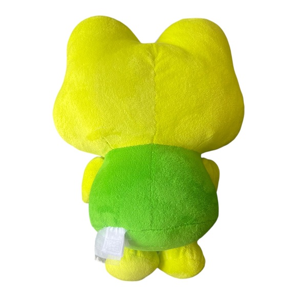 15” SANRIO 2012 KEROPPI GREEN FROG STUFFED ANIMAL PLUSH SOFT TOY HELLO KITTY BIG - Picture 2 of 3